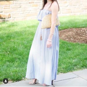 DO+BE striped maxi dress